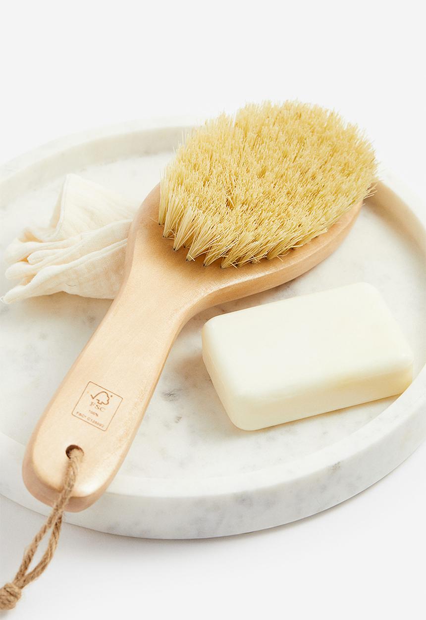 H&M - Dry body brush - natural white