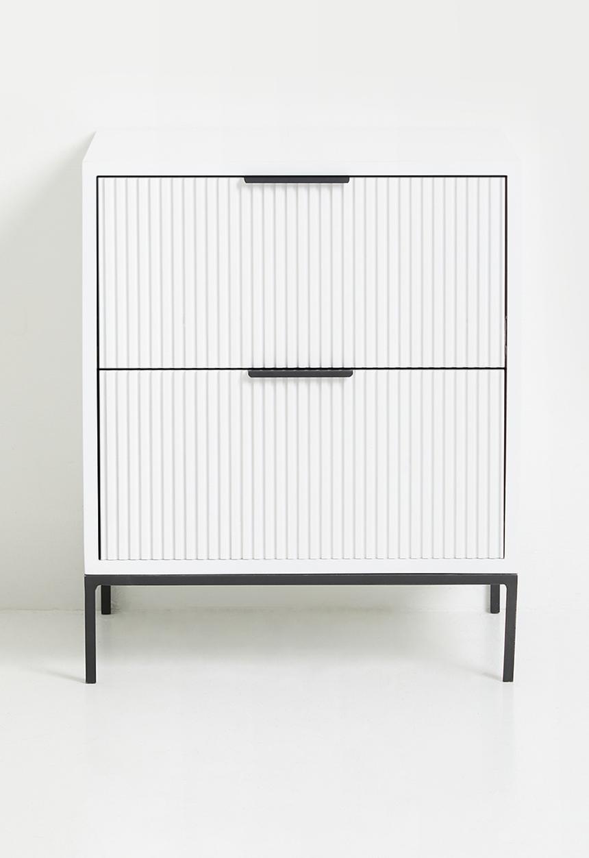 Native Decor - Shelly Bedside Table - Off White