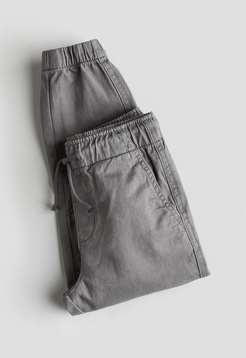H&M - Twill joggers - dark grey