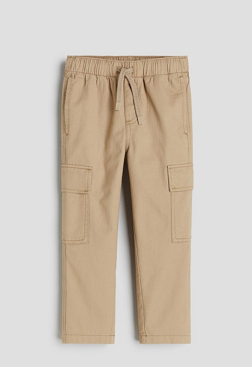 H&M - Twill cargo trousers - beige