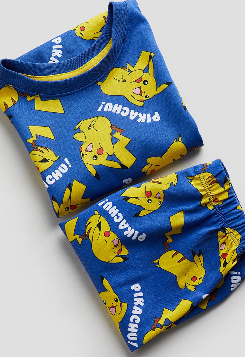 H&M - Printed pyjamas - Bright blue Pokémon