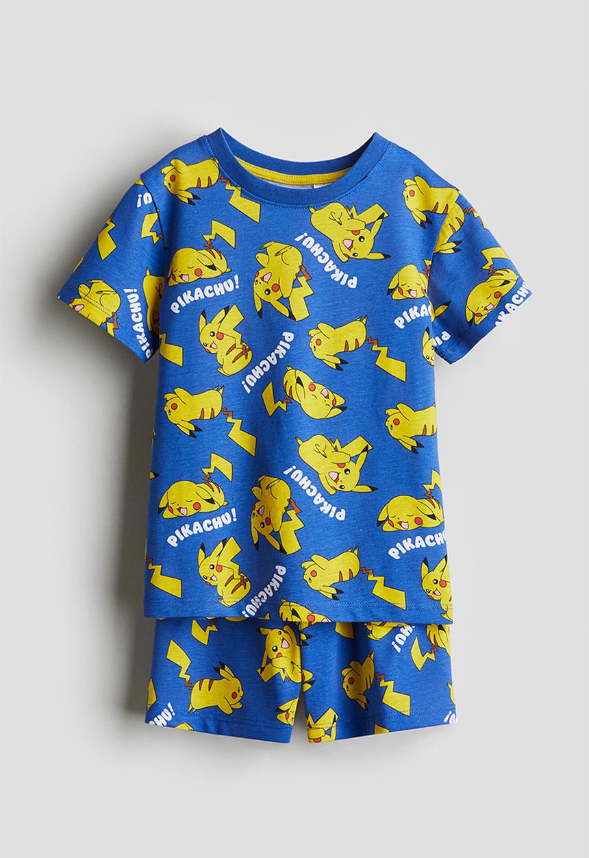 H&M - Printed pyjamas - Bright blue Pokémon