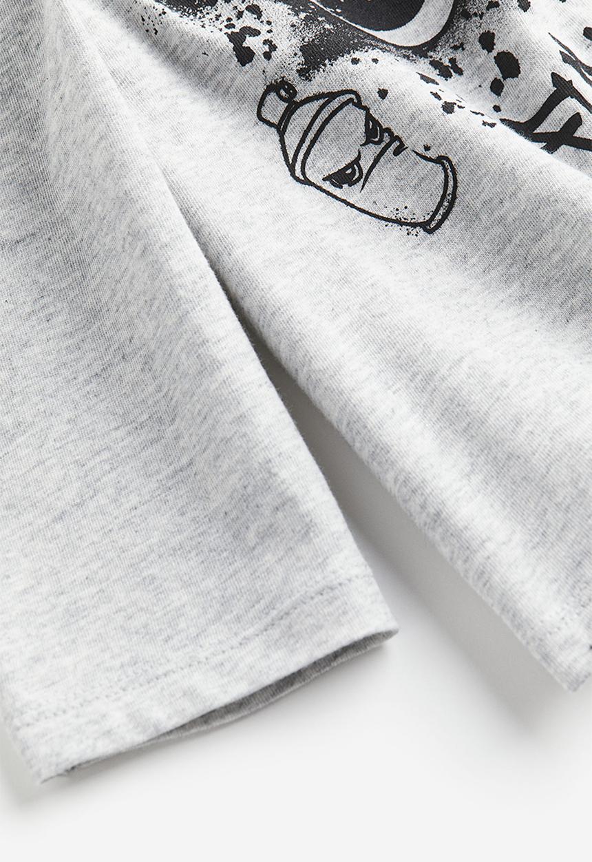 H&M - Long-sleeved T-shirt - light grey marl