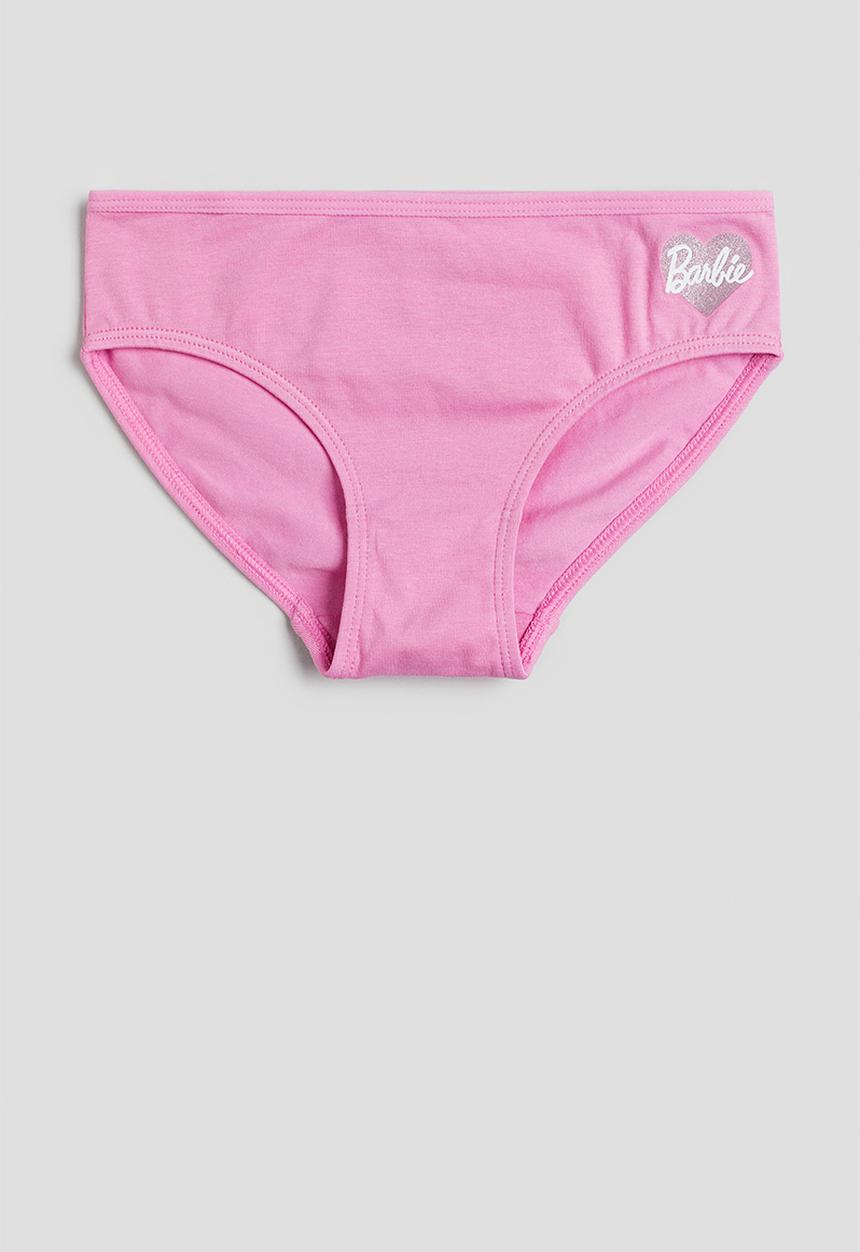H&M - 7 Pack cotton briefs - Light pink Barbie