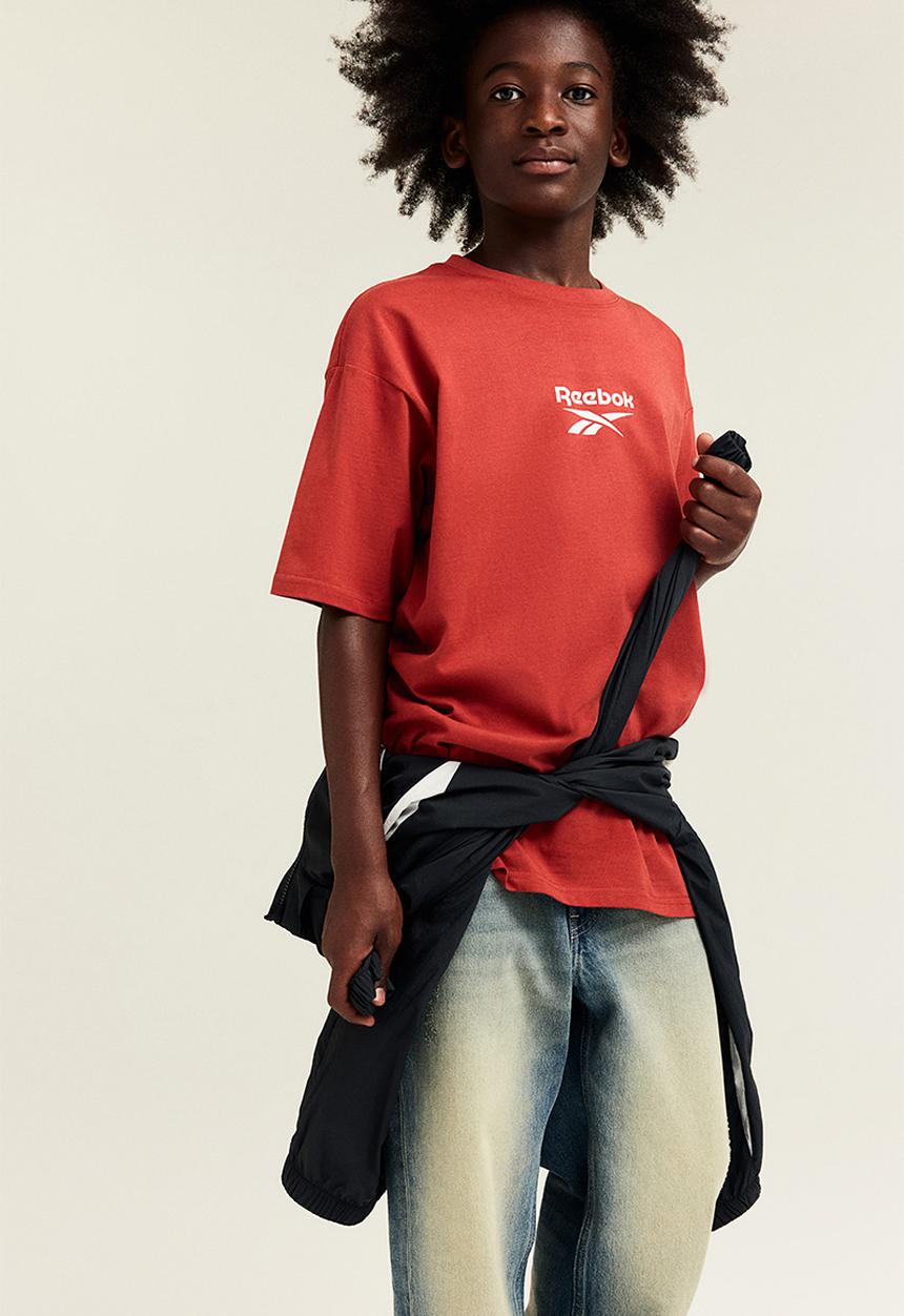 H&M - Reebok X H&M : T-shirt - Red
