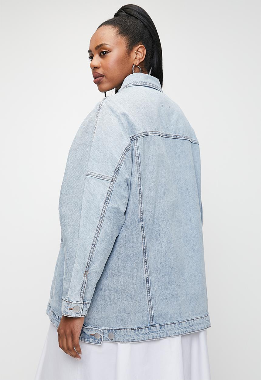 Superbalist - Denim trucker jacket - mid blue