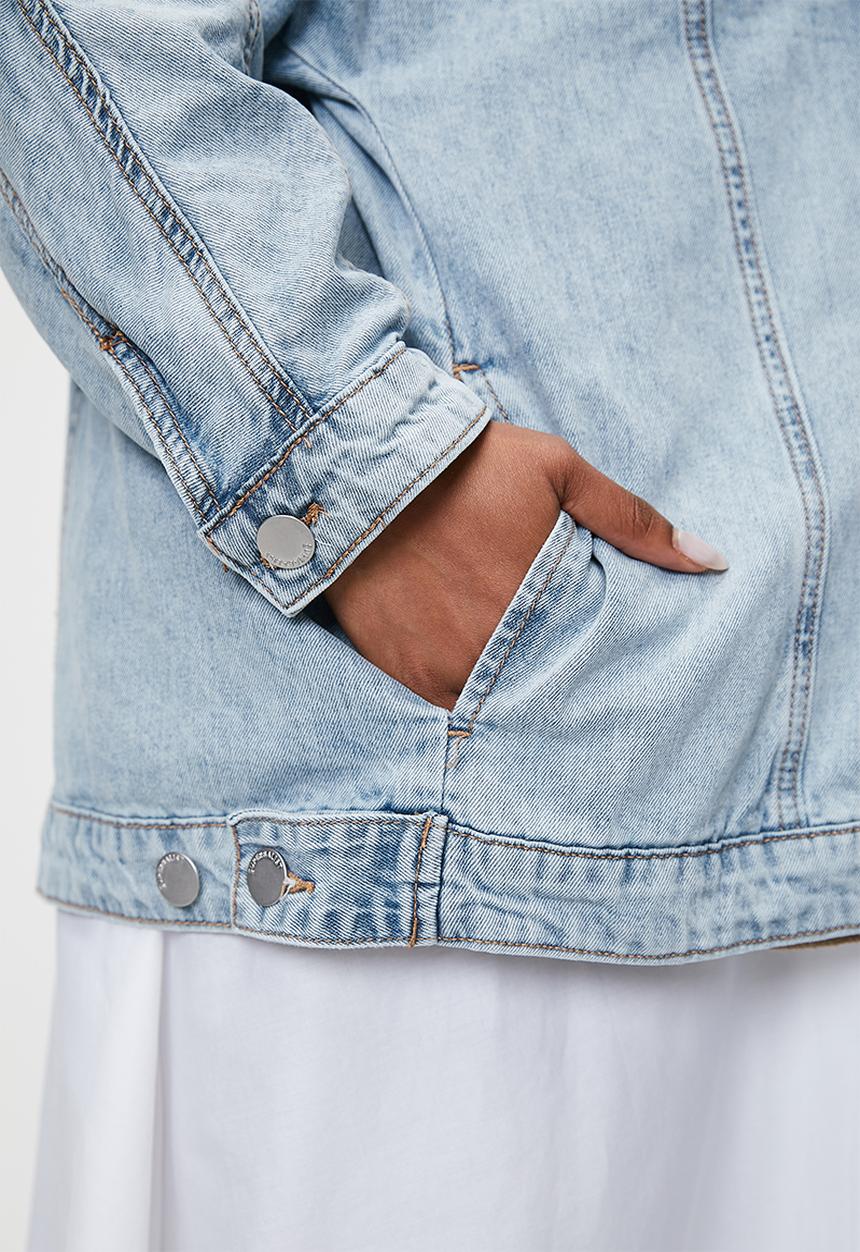 Superbalist - Denim trucker jacket - mid blue