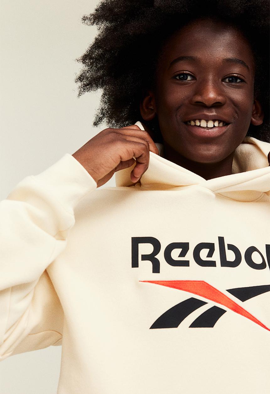 H&M - Reebok X H&M: hoodie - cream