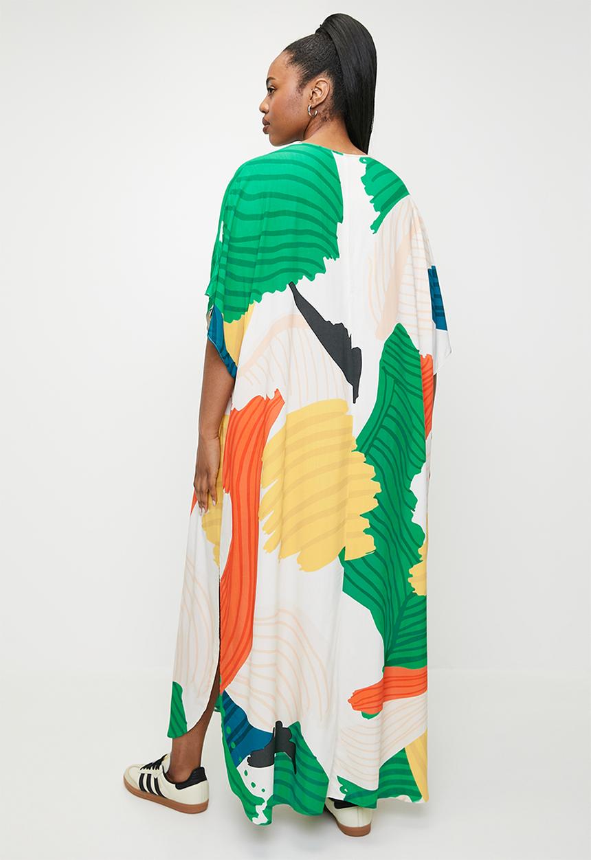 Superbalist - Woven T-shirt dress - gauguin macro floral