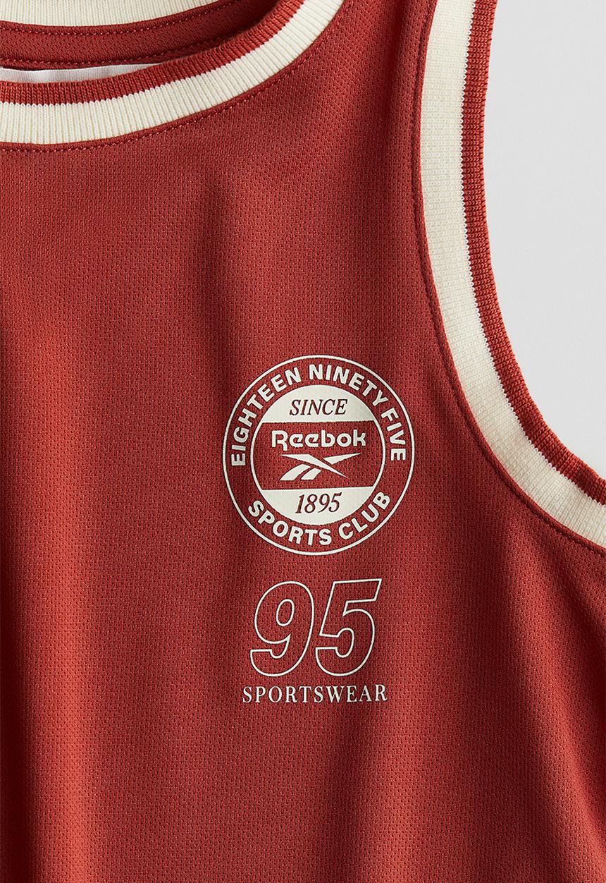 H&M - Reebok X H&M : Boston tank - red/reebok