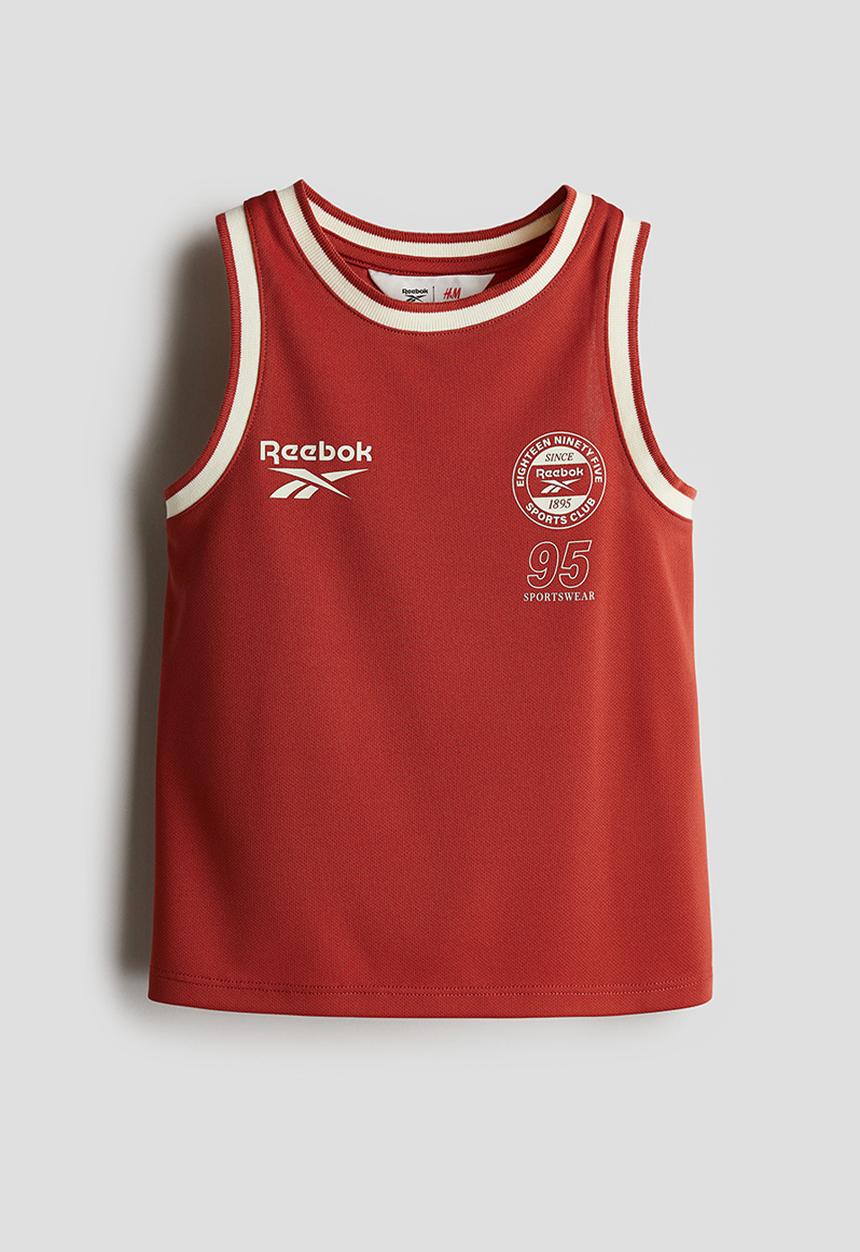 H&M - Reebok X H&M : Boston tank - red/reebok