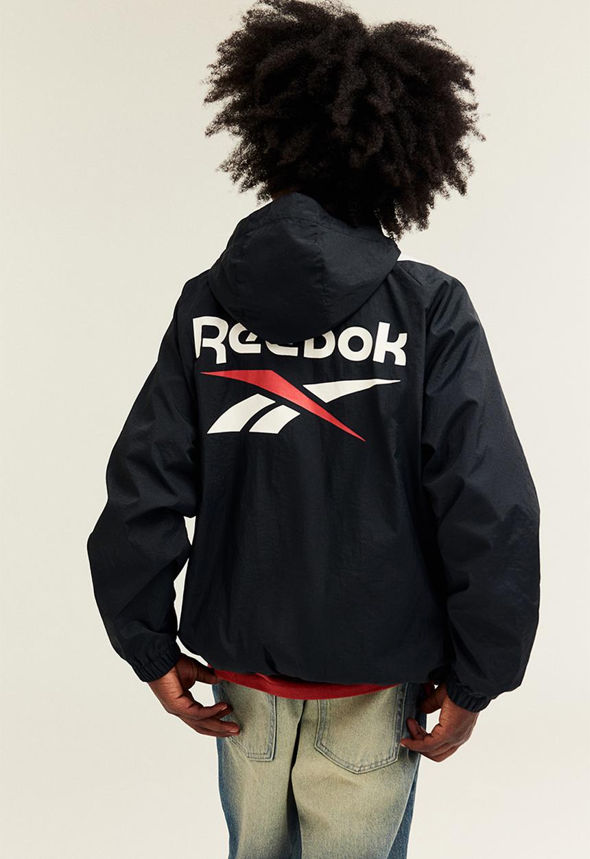 H&M - Reebok X H&M : Boston windbreaker - black