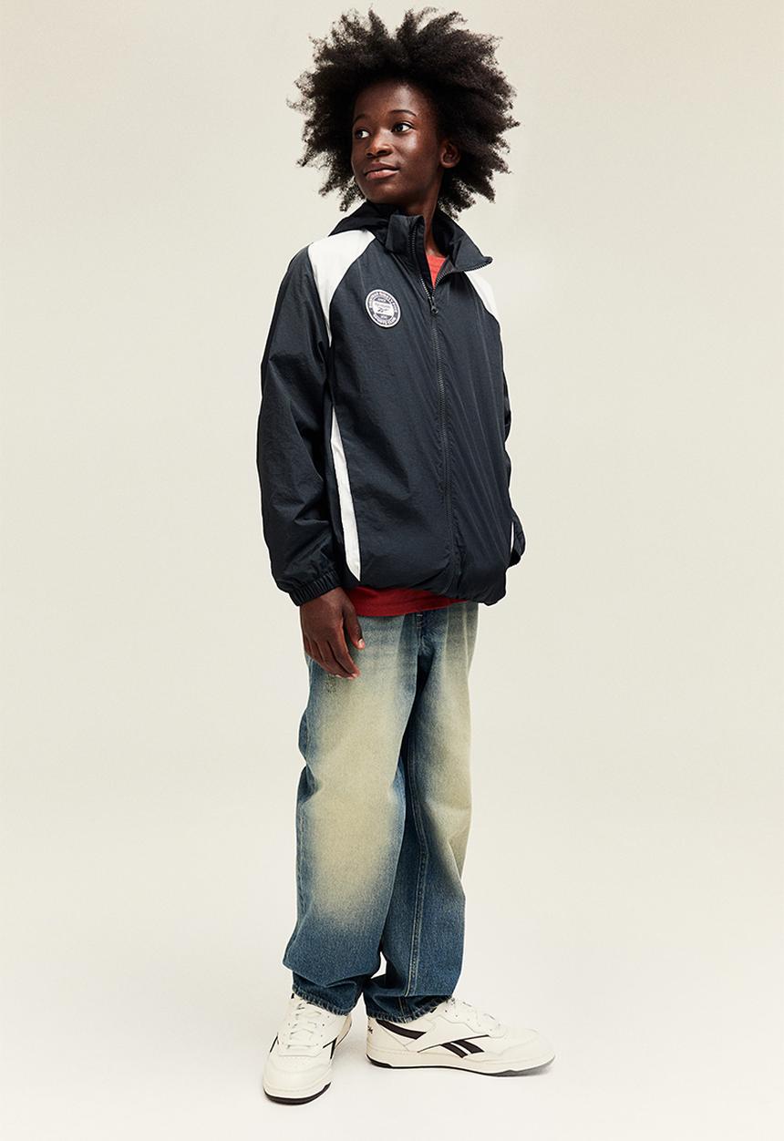 H&M - Reebok X H&M : Boston windbreaker - black