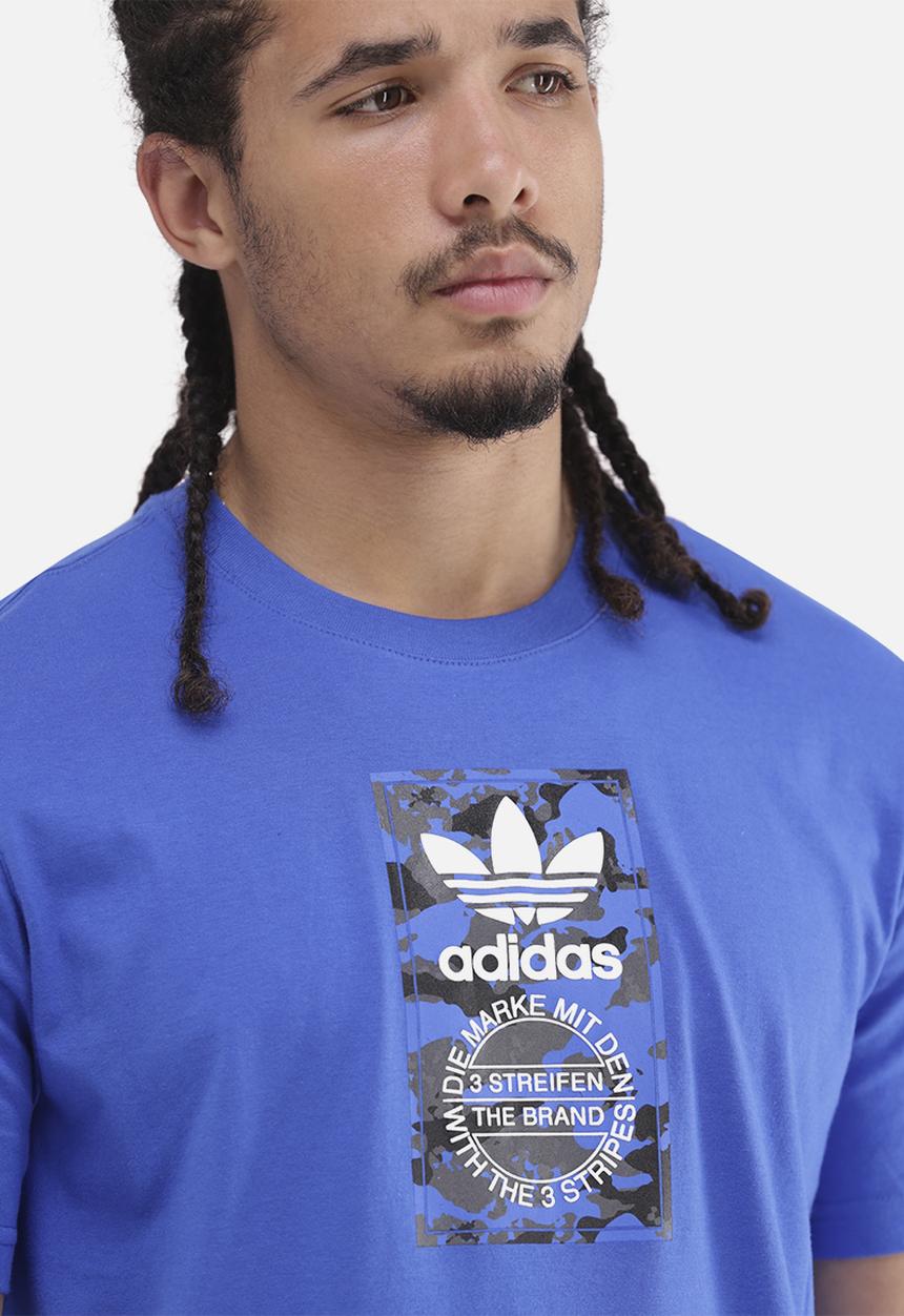 adidas Originals - Camo label tee m - blue