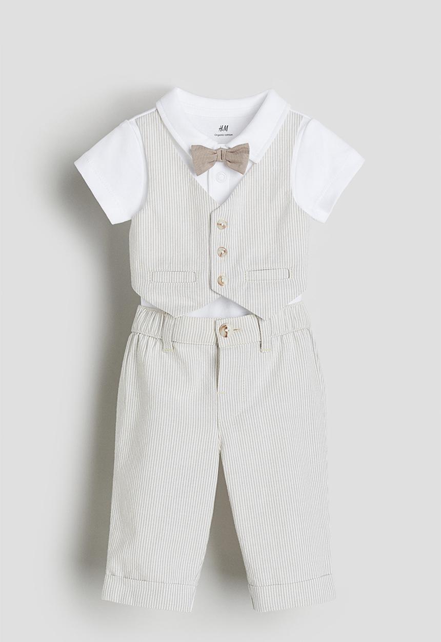 H&M - 2-piece dressy set - beige