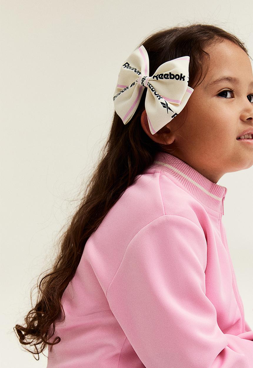 H&M - Reebok X H&M : 5-pack bow-decorated hair clips - white