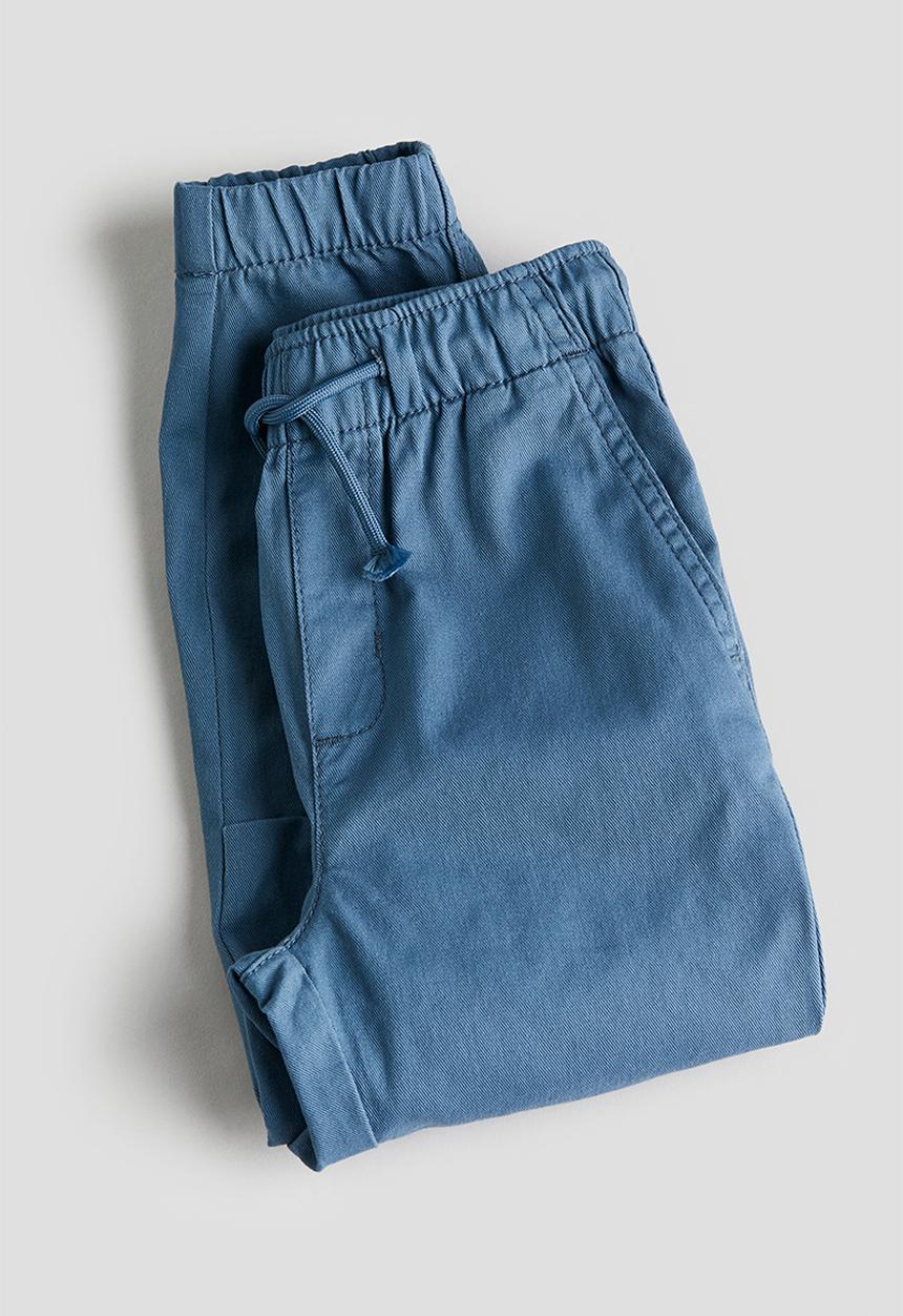 H&M - Twill joggers - dusty blue