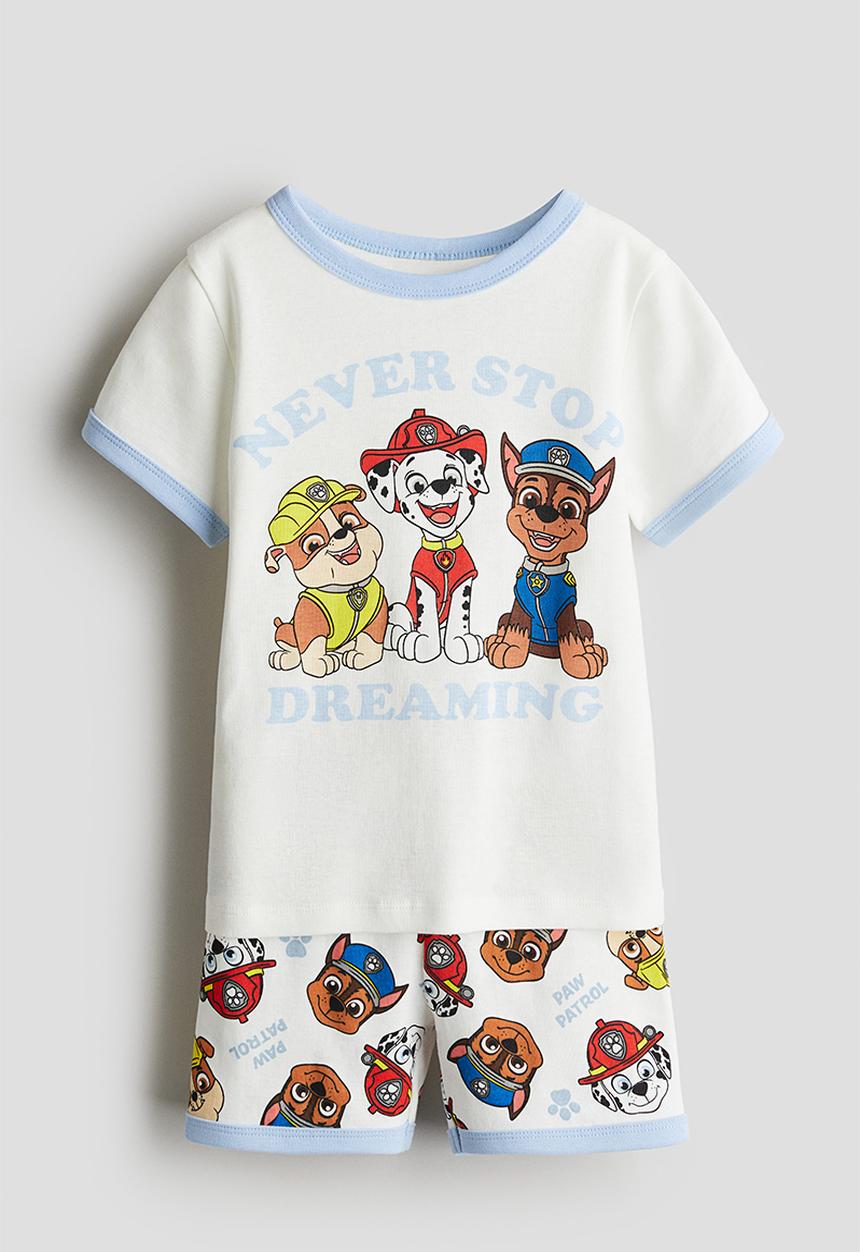 H&M - Printed cotton pyjamas - white paw patrol