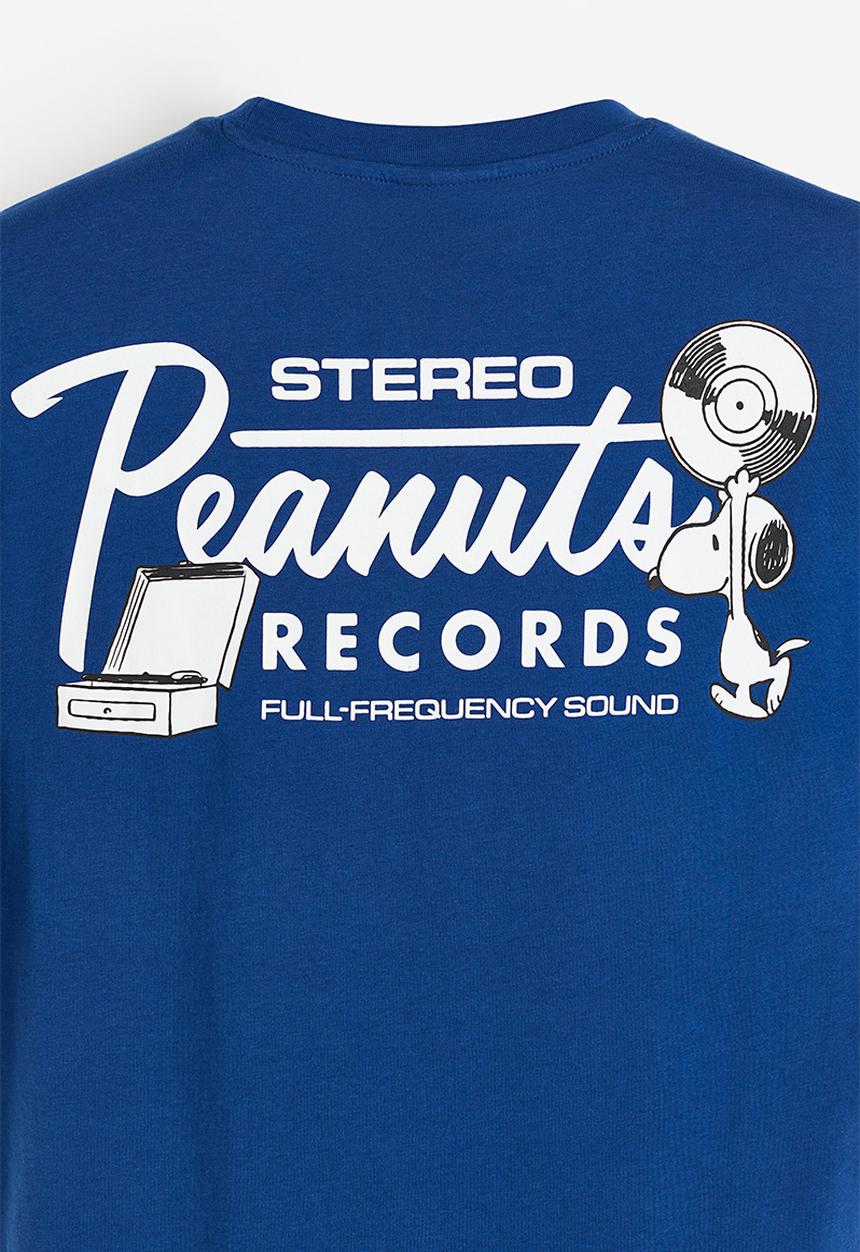H&M - Regular fit T-shirt - dark blue snoopy