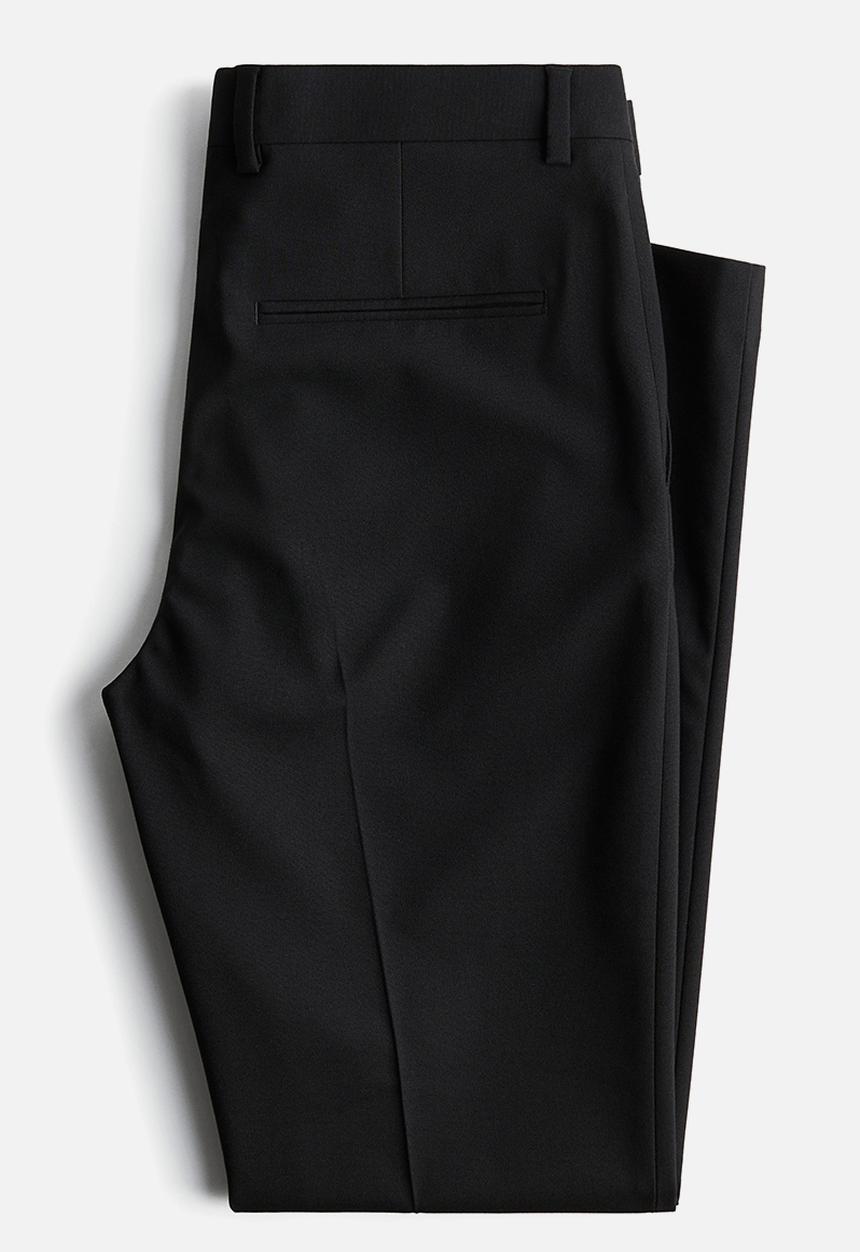 men's slim fit dress pants black Stretch Dress Pants for Tall Men