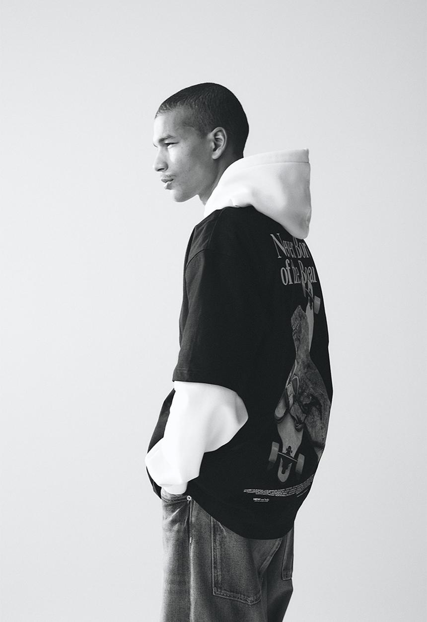 H&M - Oversized fit printed T-shirt - black new sound 