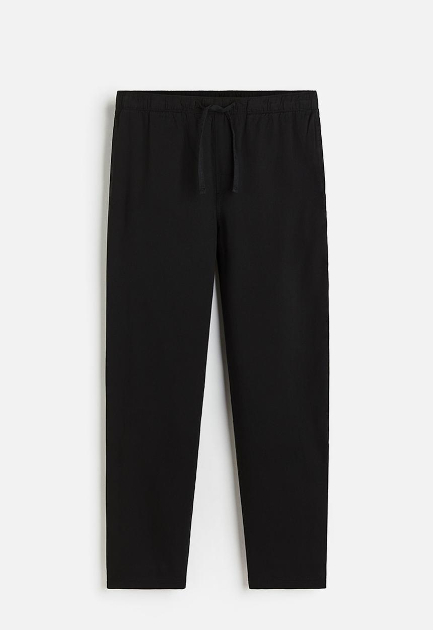 H&M - Regular fit lyocell joggers - black