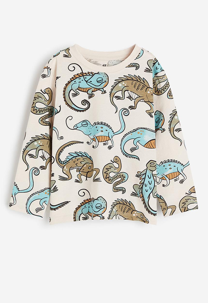 H&M - Long-sleeved t-shirt - beige