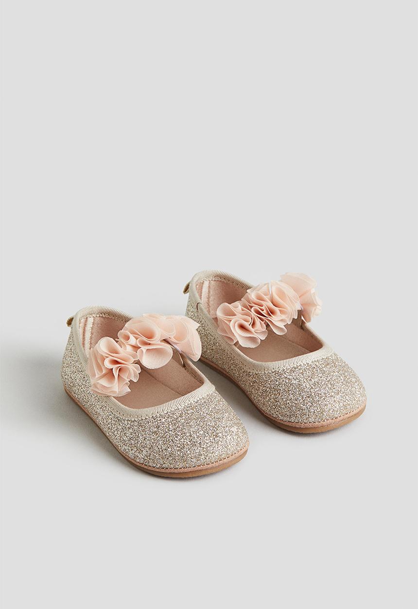 H&M - Ballet pumps - gold