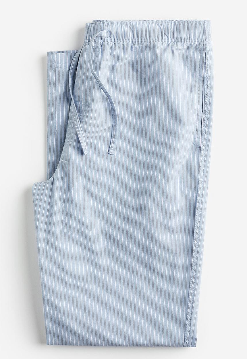 H&M - Regular fit pyjama bottoms - light denim blue