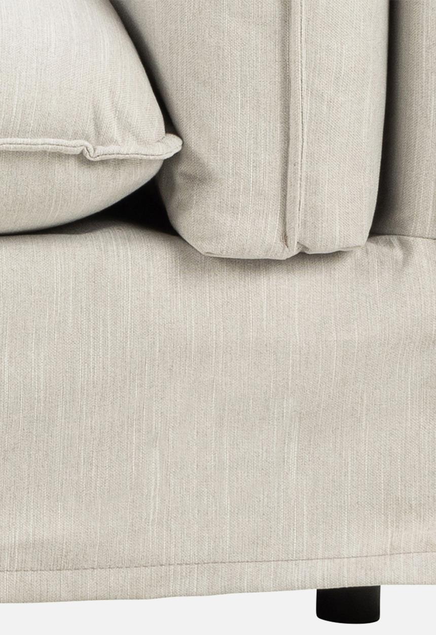 Sixth Floor - Carlin 3 seater - melva cream