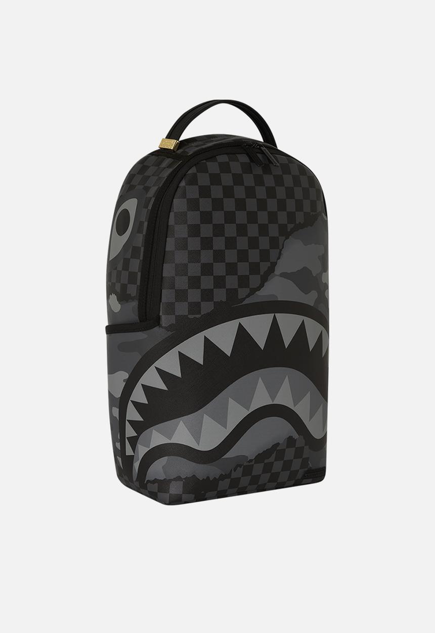Sprayground - Split up tear backpack - black & grey