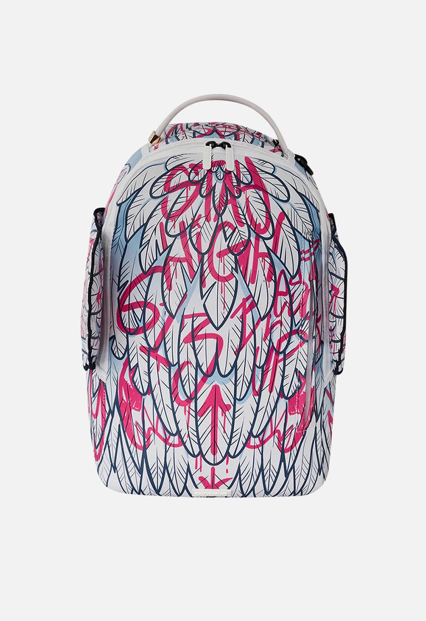 Sprayground - Angel art backpack - pink & white