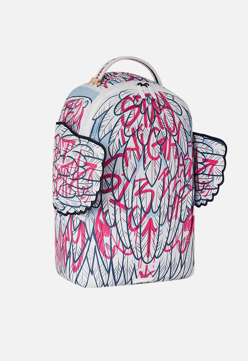 Sprayground - Angel art backpack - pink & white