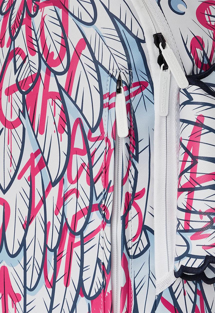 Sprayground - Angel art backpack - pink & white