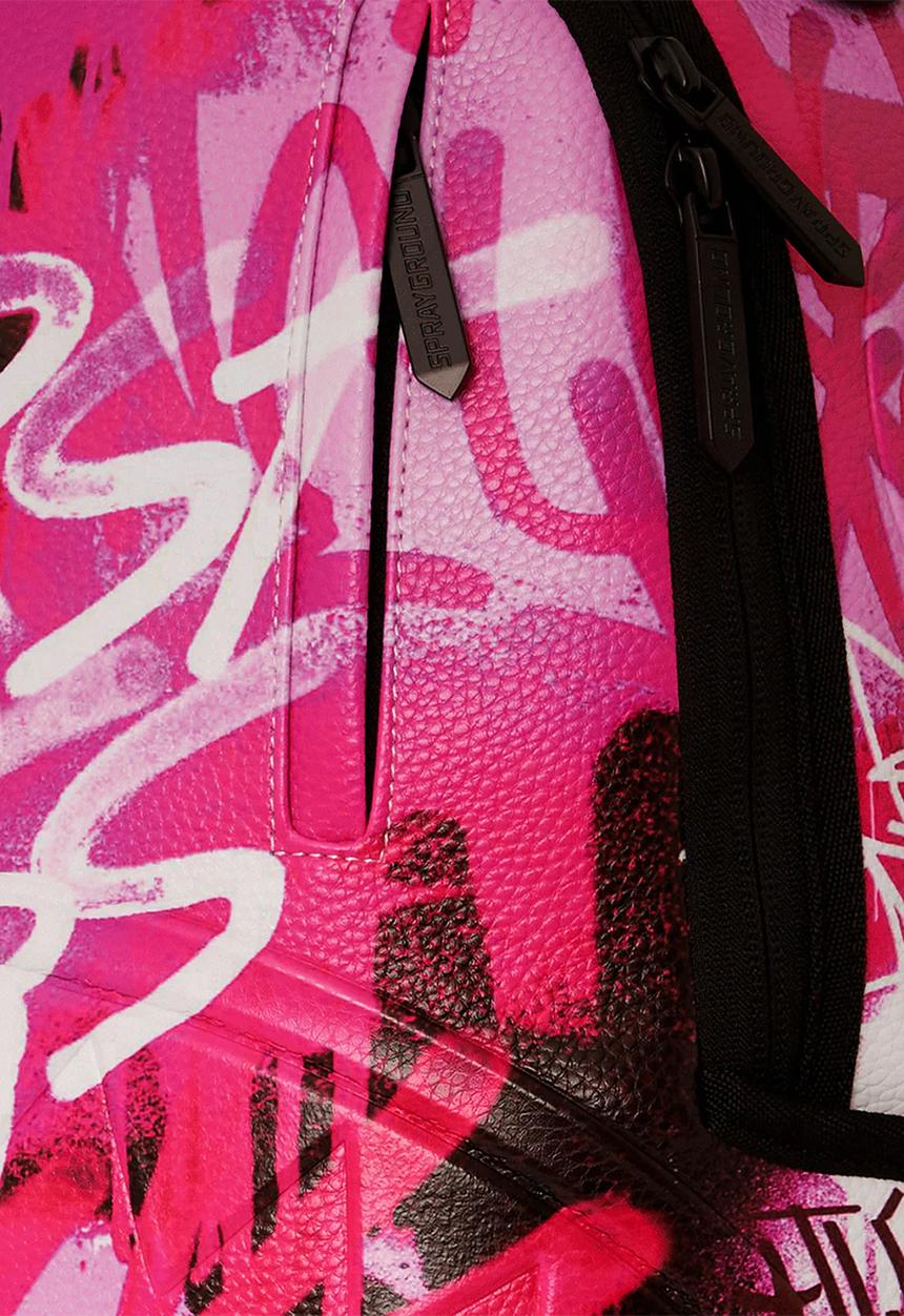 Sprayground - Pink graff city backpack - pink