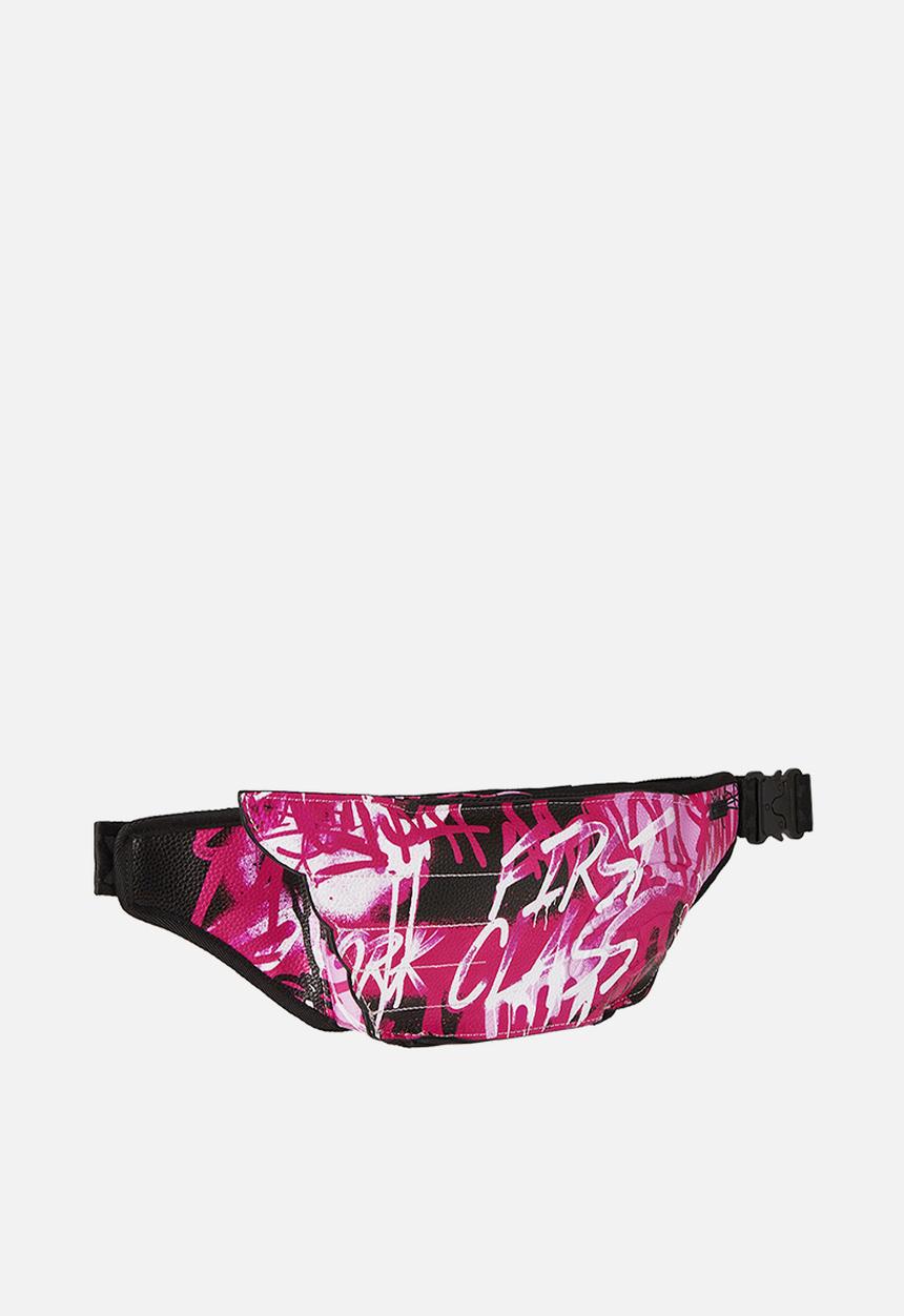 Sprayground - Pink graff city winged savvy crossbody - pink