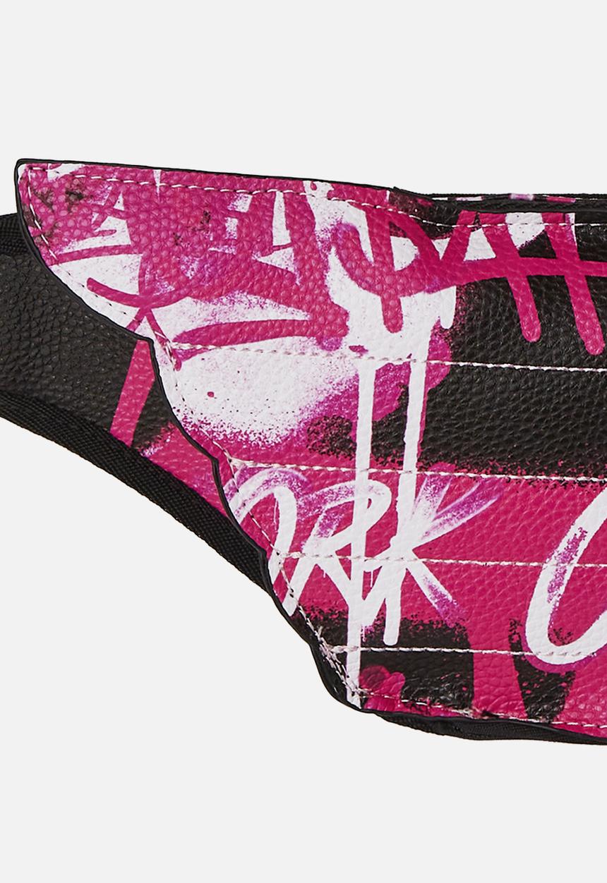Sprayground - Pink graff city winged savvy crossbody - pink