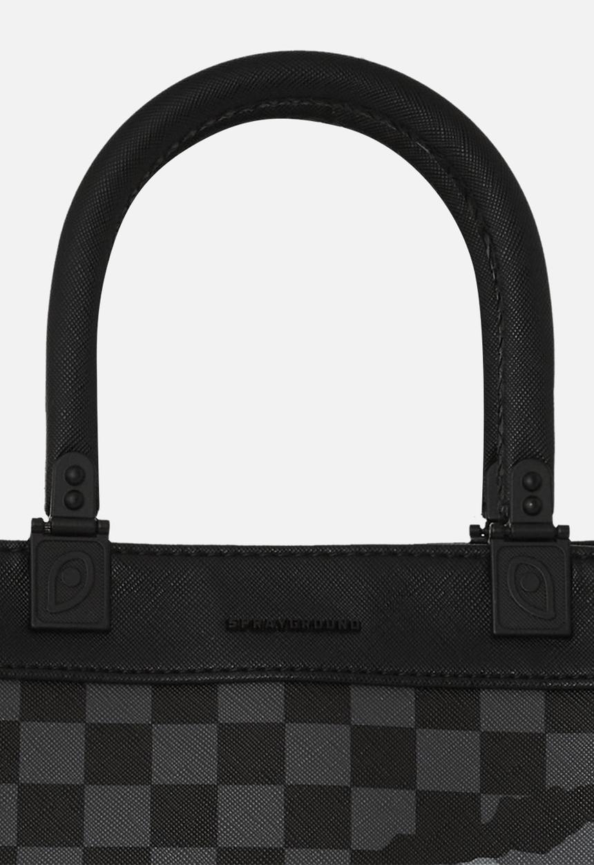 Sprayground - Split up tear tortuga tote - black & grey
