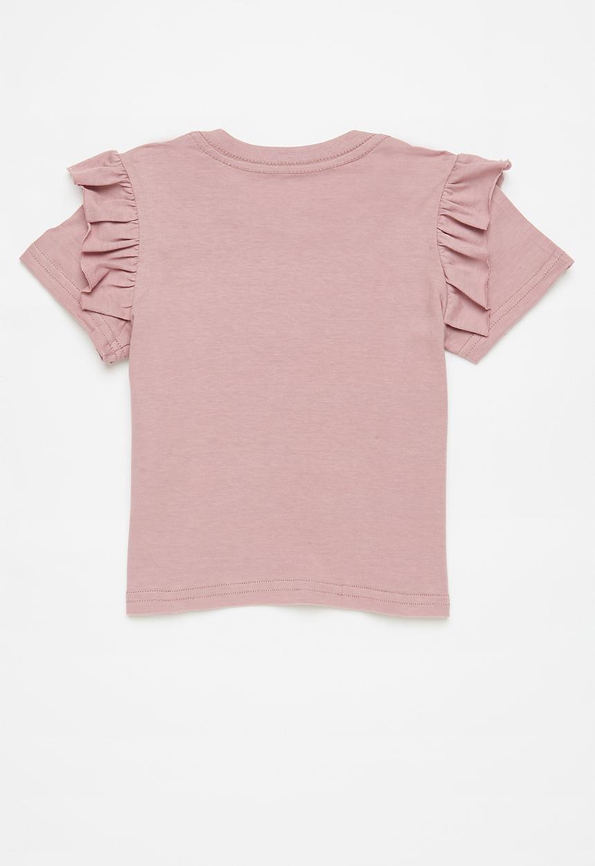 Pop Candy - 2 Pack tee-pink & grey