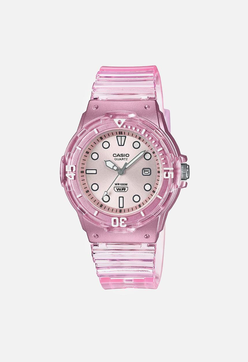 Casio - Analog number trans watch - pink