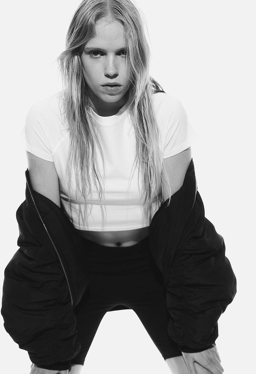 H&M - Cropped T-shirt - white