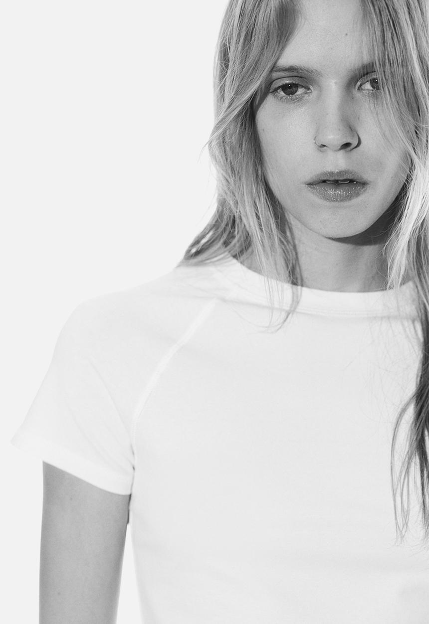 H&M - Cropped T-shirt - white