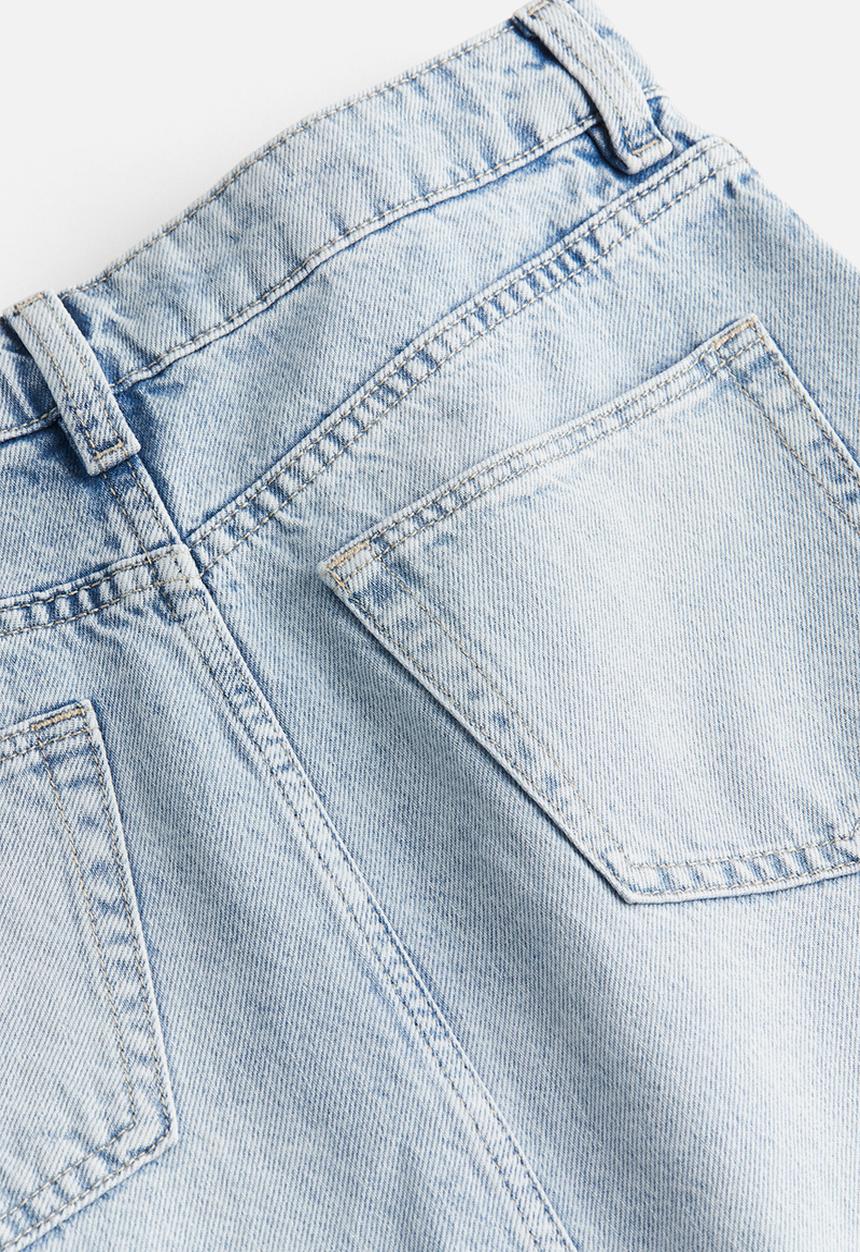 H&M - Denim maxi skirt - pale denim blue