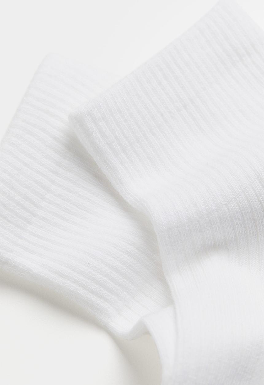 H&M - 5-Pack ankle socks - white