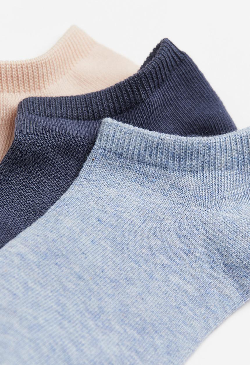 H&M - 7-Pack trainer socks - light blue light pink