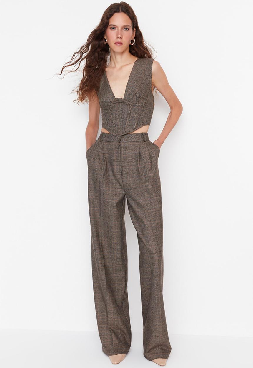 Trendyol - Woven Trousers - Brown