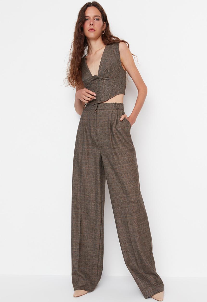 Trendyol - Woven Trousers - Brown