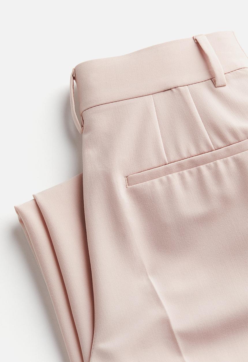 H&M - Cigarette trousers - powder pink