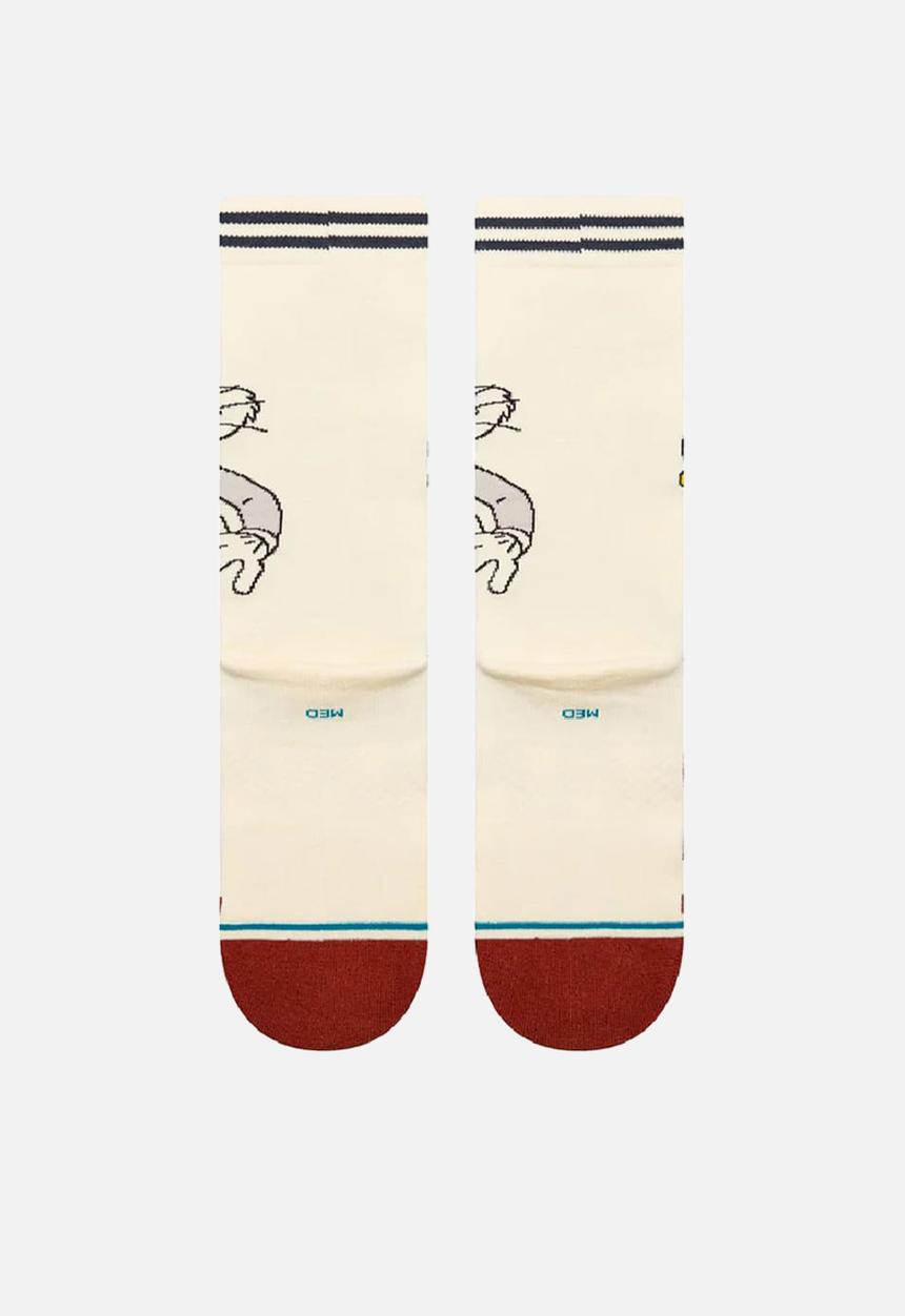 Stance Socks - BUGS CREW - VINTAGEWHITE