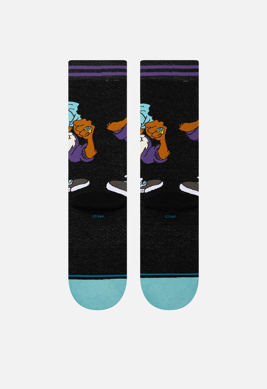 Stance Socks - TAZ CREW - BLACK